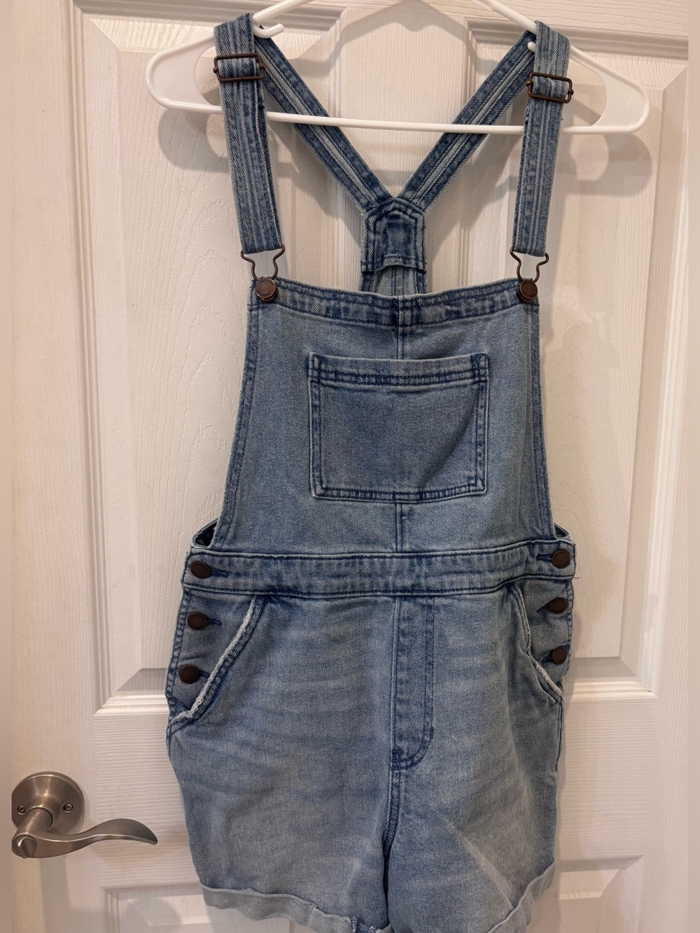 Hollister Denim/Jean Overalls Shorts